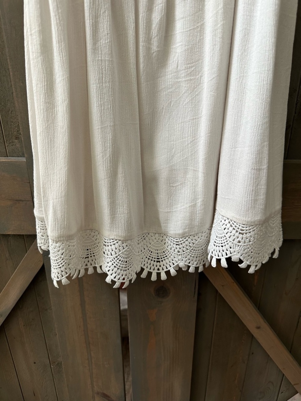 Lulu's White Lace Dress Large - Picture 6 of 11